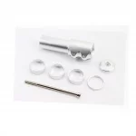 УЦЕНКА вело Удлинитель штока вилки 1-1/8” (28,6 мм)х115мм, алюминиевый, серый (без болтов), ВЕЛОЗАПЧАСТИНИ, YQ-411977