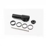 Подовжувач штока вилки 1-1/8” (28,6 мм)х115мм, алюмінієвий, чорний, ВЕЛОЗАПЧАСТИНИ, YQ-403467