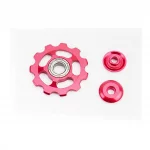 Ролик перекидки цепи задней 11T, пром-подшипник 689ZZ, алюминиевый, красный KL-4011А, ВЕЛОЗАПЧАСТИНИ, YQ-403841