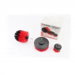 Набор щёток 3шт со стержнем 1/4", D-50/80/100мм из нейлоновой проволоки (BT-0301), Витратні матеріали, YQ-703133