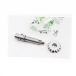 Вал ручного стартера с резьбой+шестерня Z-15 к-кт R175A/R180NM, D175/180N, YQ-603642