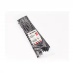 Хомут-стяжка пластиковый 3,6x250мм, к-кт 100шт, чёрный (TC-3626), Витратні матеріали, YQ-703200