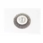 Щётка дисковая со стержнем 1/4" D-75мм из рифлёной проволоки (19-9807), Витратні матеріали, YQ-703068