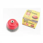 Щётка торцевая М14 D-125мм из рифлёной проволоки (19-7212), Витратні матеріали, YQ-703103