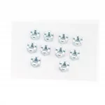 Гайка М10x1,5мм корончатая 8 цб DIN935, к-кт 10шт, Метизи, YQ-704060