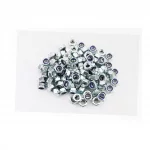 Гайка М10x1,5мм самостоп 6 цб DIN985, к-кт 100шт, Метизи, YQ-704031