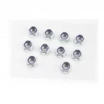 Гайка М12x1,75мм самостоп 6 цб DIN985, к-кт 10шт, Метизи, YQ-704032