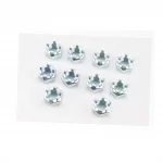 Гайка М14x2мм корончатая 8 цб DIN935, к-кт 10шт, Метизи, YQ-704062