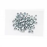 Гайка М6x1мм самостоп 6 цб DIN985, к-кт 100шт, Метизи, YQ-704029