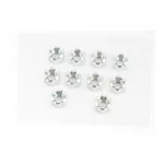 Гайка М8x1,25мм корончатая 8 цб DIN935, к-кт 10шт, Метизи, YQ-704059