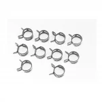 Хомут пружинный 13мм, чёрный, к-кт 10шт, Метизи, YQ-704095