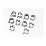 Хомут пружинный 18мм, чёрный, к-кт 10шт, Метизи, YQ-704098