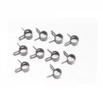 Хомут пружинный 6мм, чёрный, к-кт 10шт, Метизи, YQ-704091