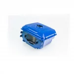 Бак топливный R195NM, 280x240x165мм, потайная горловина, отверстие под шланг топливный, синий, D190/195N, YQ-624154