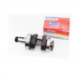 Коленвал R195NM (Dболта-М14x1,5, Dшейки-52мм, H-112мм)+подшипники+шестерня, запрессованный, D190/195N, YQ-604945