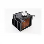 Радиатор R190N (латунь), круглые соты, с кронштейнами облицовки, D190/195N, YQ-624070