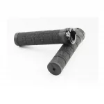 Ручки руля 130мм с зажимом Lock-On, чёрные, ВЕЛОЗАПЧАСТИНИ, YQ-403245