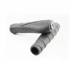 Ручки руля 130мм, эргономичные, чёрные GR-55 PVC, ВЕЛОЗАПЧАСТИНИ, YQ-411184