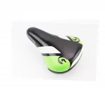 Сиденье CHILD 230x150мм, чёрное c зелёно-белым рисунком BSK-N185-10, ВЕЛОЗАПЧАСТИНИ, YQ-406121