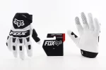 Перчатки мотоциклетные L-Бело-чёрные, FIX-211085