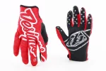 Перчатки L с силиконовыми вставками, красно-чёрные-белый, FIX-211088