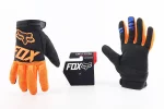 Перчатки мотоциклетные XL-Чёрно-Оранжевые, тип 3, FIX-211160