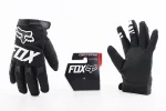 Перчатки мотоциклетные L-Чёрно-Белые, FIX-211161