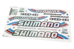 Наклейки набор 13шт "SHIMANO" B17 (34х20см), FIX-502267