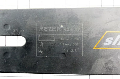 Шина 16"-1,3мм 3/8" 56-57зв L-45см, отв. натягувача-овал, Електропила, YQ-201254