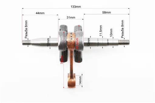 Коленвал 137/142-облегченный, Б/П-HUSQWARNA, YQ-204005