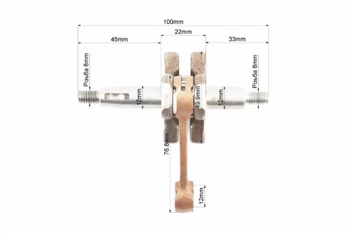Колінвал 1E36F шатун жовтий, Мотообприскувач, YQ-202006