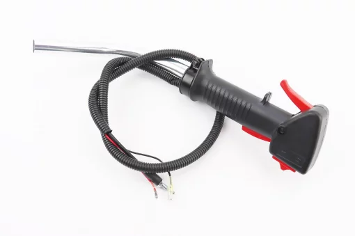 Ручка газу + трос (курок "вузький", з трубою), тип1, ТРИМЕР, YQ-202047