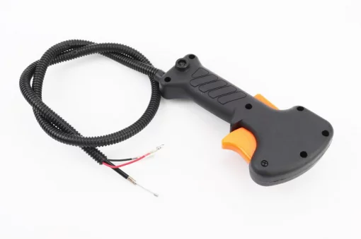 Ручка газа + трос (курок "широкий", без трубы), тип2, ТРИМЕР, YQ-202381