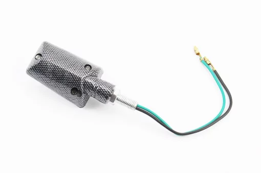 Поворотник "МИКРО" прямоугольный, карбон, ФАРИ, ПОВОРОТИ, YQ-301232