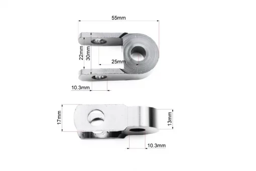 Удлинитель заднего амортизатора 25мм к-кт 2шт, чёрный, ЗЧ-МОТО, YQ-301278