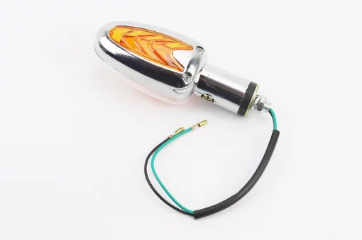 Поворотник "СВЕЧА" двухсторонний, хром, ФАРИ, ПОВОРОТИ, YQ-301424