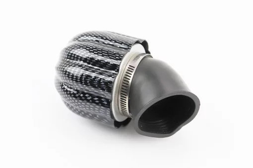 Фильтр воздушный нулевой 42мм 45град. с колпачком волнистым "КАРБОН", РІЗНЕ, YQ-301434