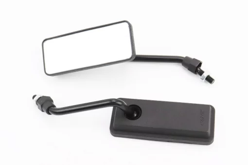 Зеркала к-кт ПРЯМОУГОЛЬНЫЕ SPORT 117x48мм, чёрные М8, ДЗЕРКАЛА, YQ-301518