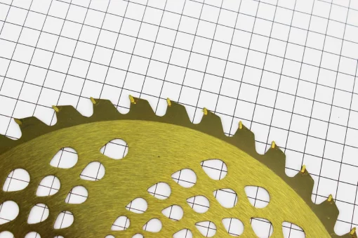 Ніж 40Тх255мм побідитові зуби, "GOLD" на блістері, ТРИМЕР, YQ-202707