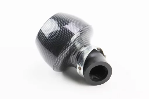 Фильтр воздушный нулевой 28мм 45град. "ТУРБИНА", карбон, РІЗНЕ, YQ-301807