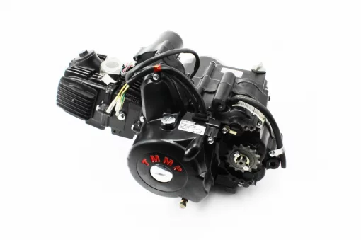 Двигатель для квадроцикла (мопедный) в сборе 110куб-"механика" (1 передача+1 задняя), ДВИГУН, YQ-307109