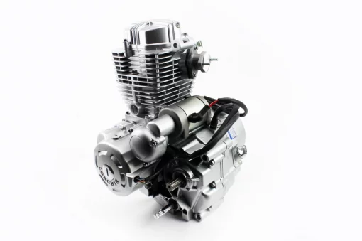 Двигатель мотоциклетный в сборе CG-200cc Viper-ZUBR (вторичный вал длинный-под реверс), ZUBR, YQ-307115