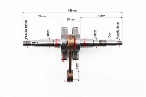 Колінвал 6200, шатун жовтий, Б/П-GoodLuck, YQ-205461
