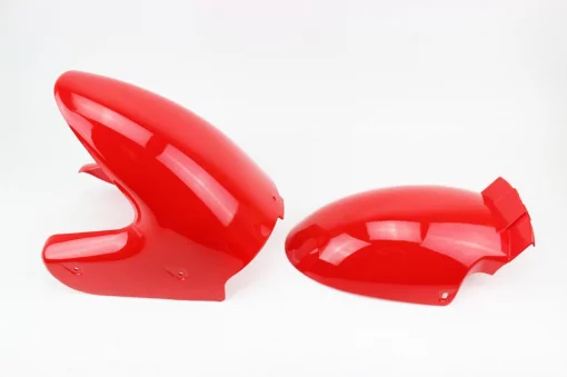 Пластик-крыло переднее к-кт 2шт (две части), красный, STORM, YQ-317261