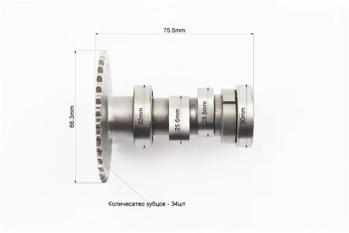 Распредвал в сборе, 125-150сс 4Т, YQ-310197