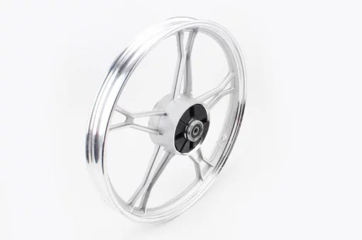 Диск задний литой 17x1,4 DELTA, серебристый (ось 12мм), ALPHA, YQ-318038