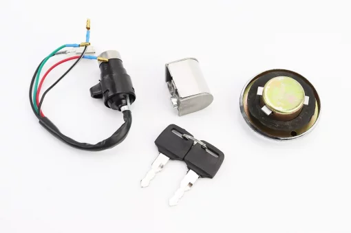 Замки комплект (зажигание, руля, крышка бака круглая), DELTA, YQ-318044