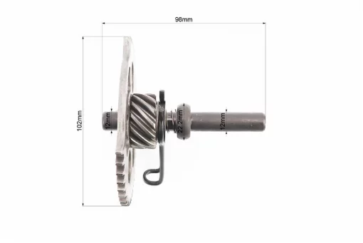 Храповик кікстартера в зборі, 125-150сс 4Т, YQ-310672