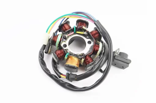 Статор магнето (генератора) (8 катушек разъем "мама 3+2") высота 29мм тип 2, 125-150сс 4Т, YQ-310719