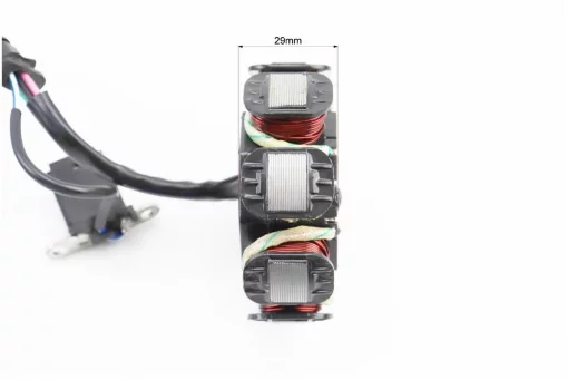 Статор магнето (генератора) (8 катушек разъем "мама 3+2") высота 29мм тип 2, 125-150сс 4Т, YQ-310719